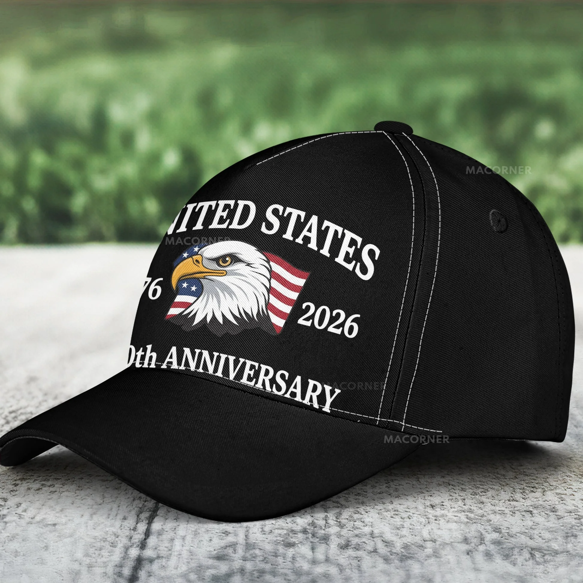 United States 250th Anniversary Eagle - Personalized Classic Cap - Gift For Patriotic, Veteran | HN02 - Image 3