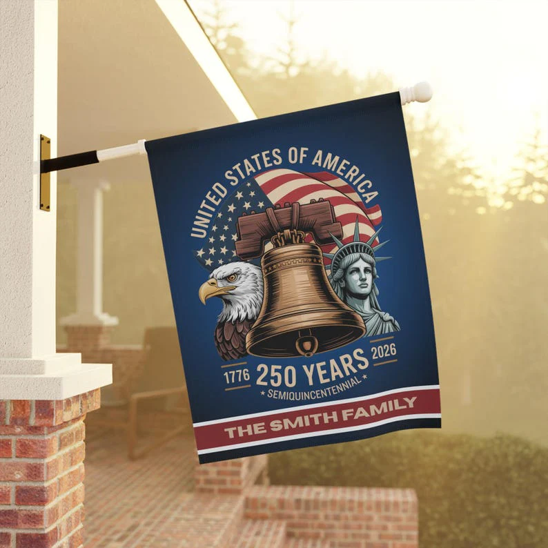 United States of America 250 Years Semiquincentennial Flag - Gift For Patriotic, Veterans | HN02 - Image 3