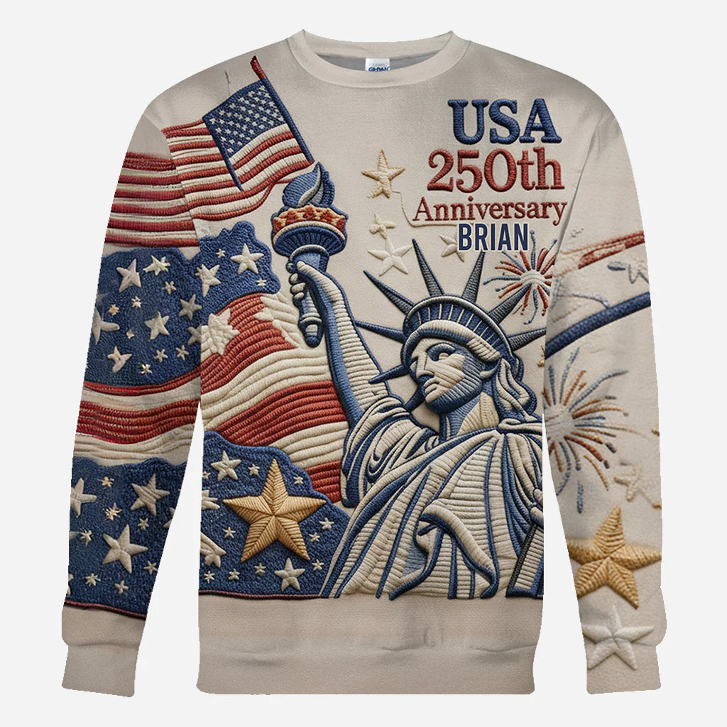 US 250th Anniversary - Personalized All Over Shirt - Gift For Patriots - Image 2