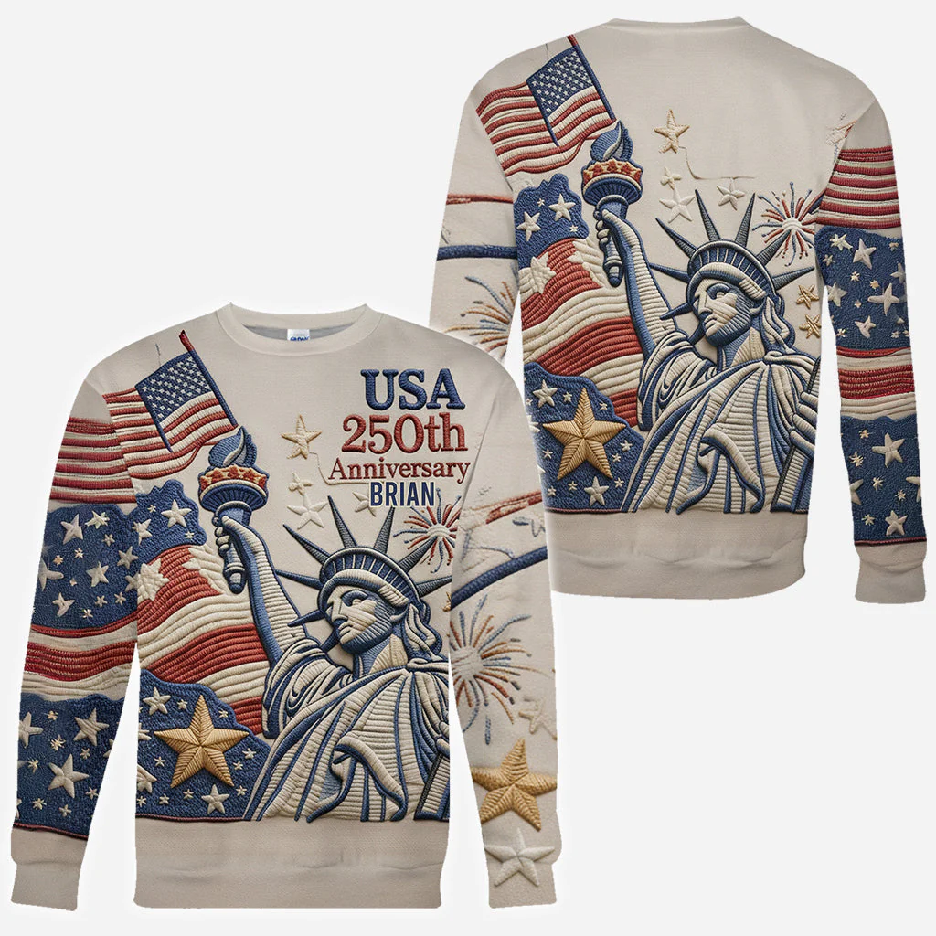 US 250th Anniversary - Personalized All Over Shirt - Gift For Patriots - Image 4