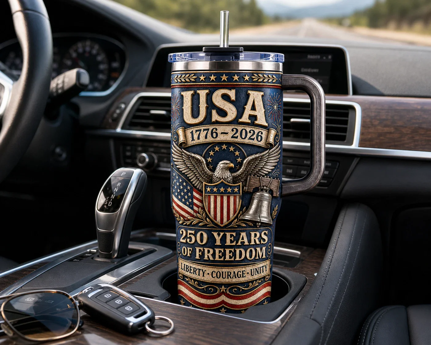 USA 250 Years of Freedom - Patriotic Tumbler - Gift For Patriots - Image 5