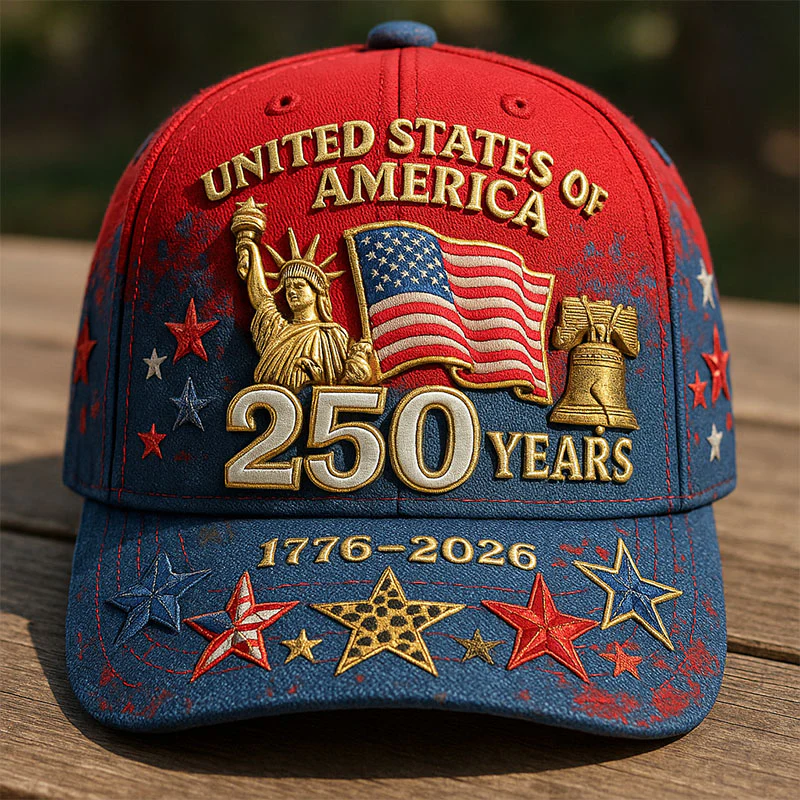 USA 250 Years Of Freedom - Personalized Classic Cap - Gifts For Patriots