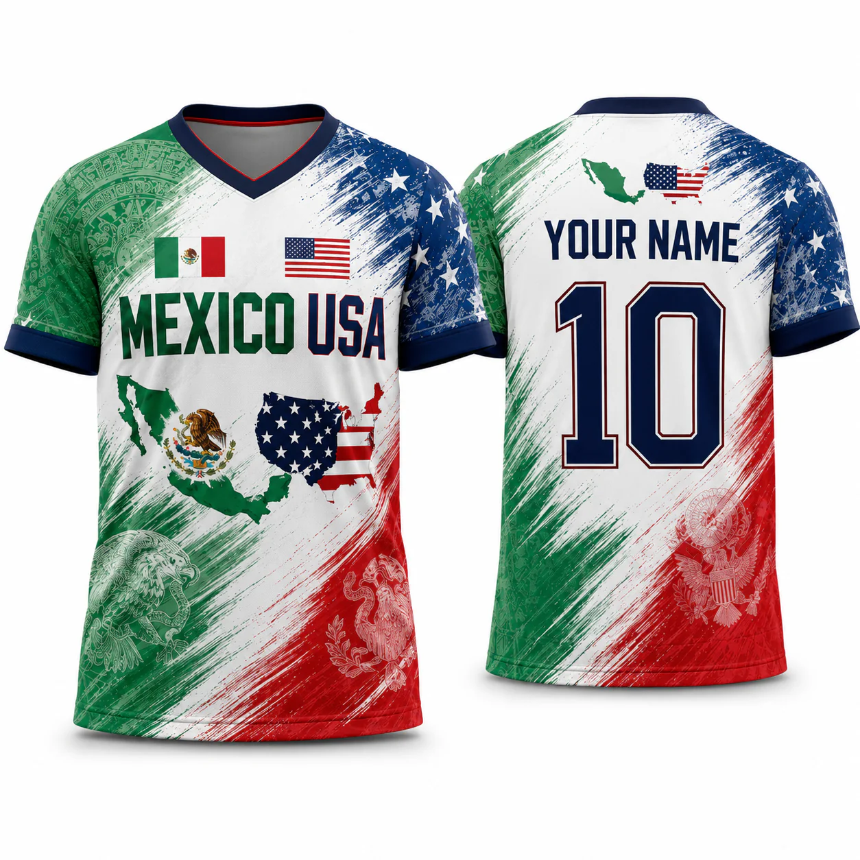 USA And Mexico Global Soccer Tournament 2026 - Personalized Soccer Jersey - Birthday Gifts For Football Lovers, Sports Fans, Sports Lovers - Image 3