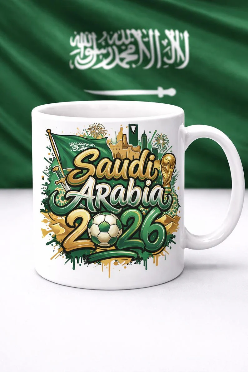 USA Flag Global Championship 2026 Soccer Cup - White Ceramic Mug - Gift For Football Fans - Image 3