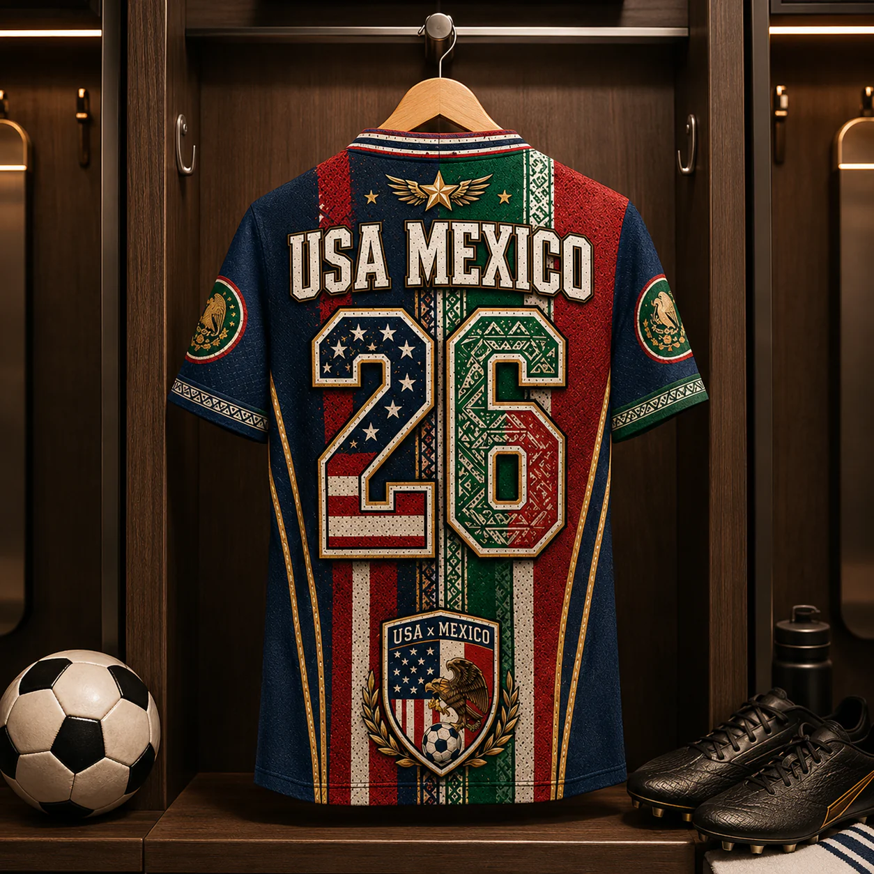 USA Mexico 2026 Binational Soccer - Personalized Soccer Jersey - Gifts For Football Lovers, Sports Fans - Image 4
