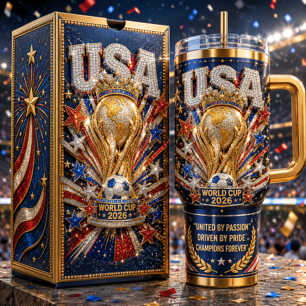 USA Soccer World Cup 2026 - Personalized Tumbler - Gifts For Football Lovers, Sports Fans