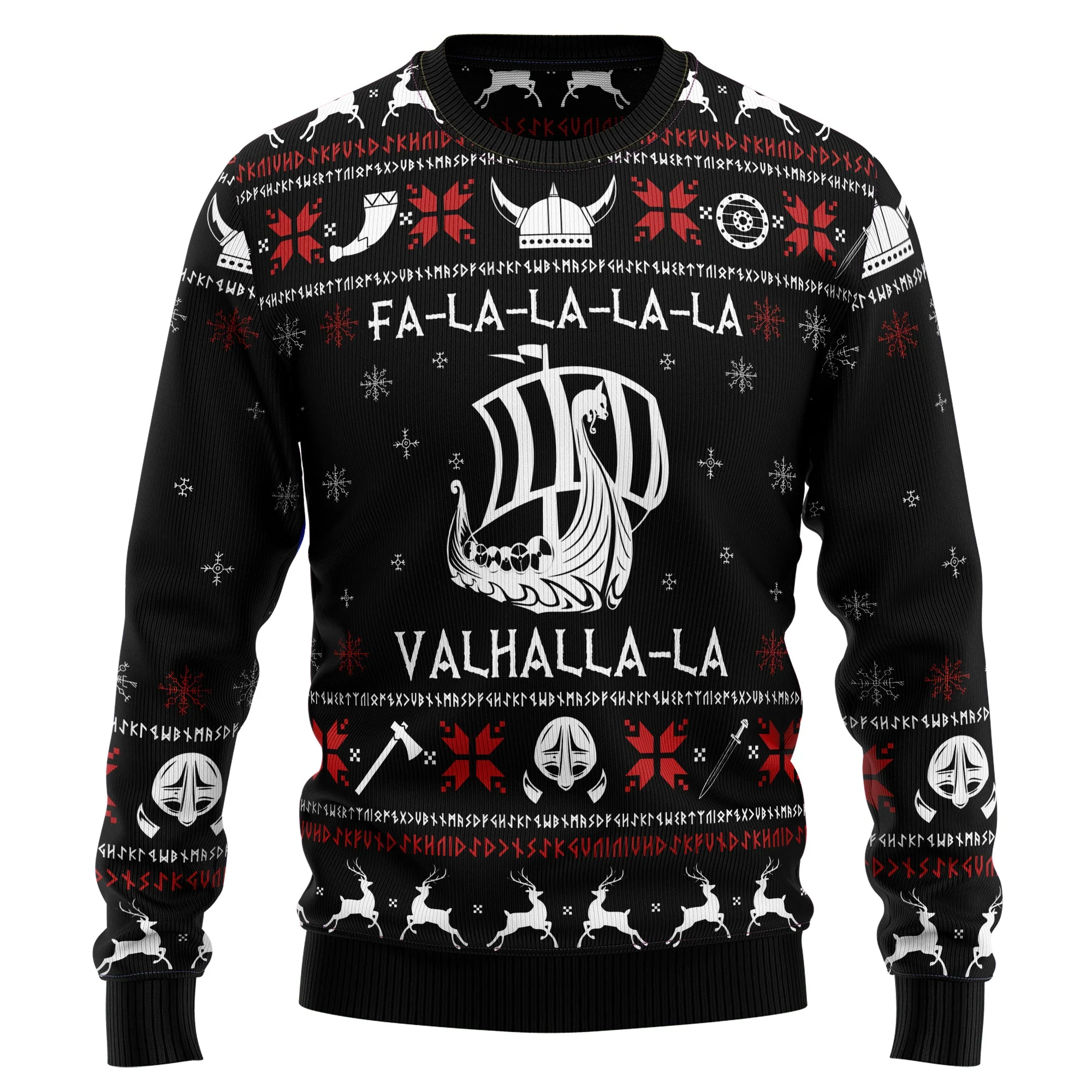 Valhalla Viking - Funny Ugly Christmas Sweater