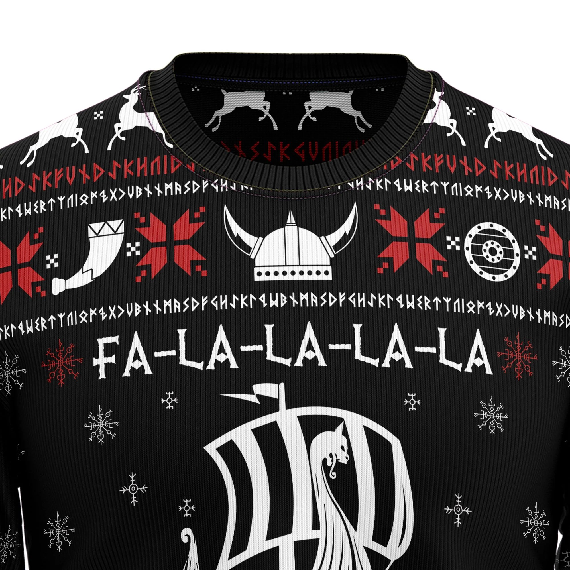 Valhalla Viking - Funny Ugly Christmas Sweater - Image 2