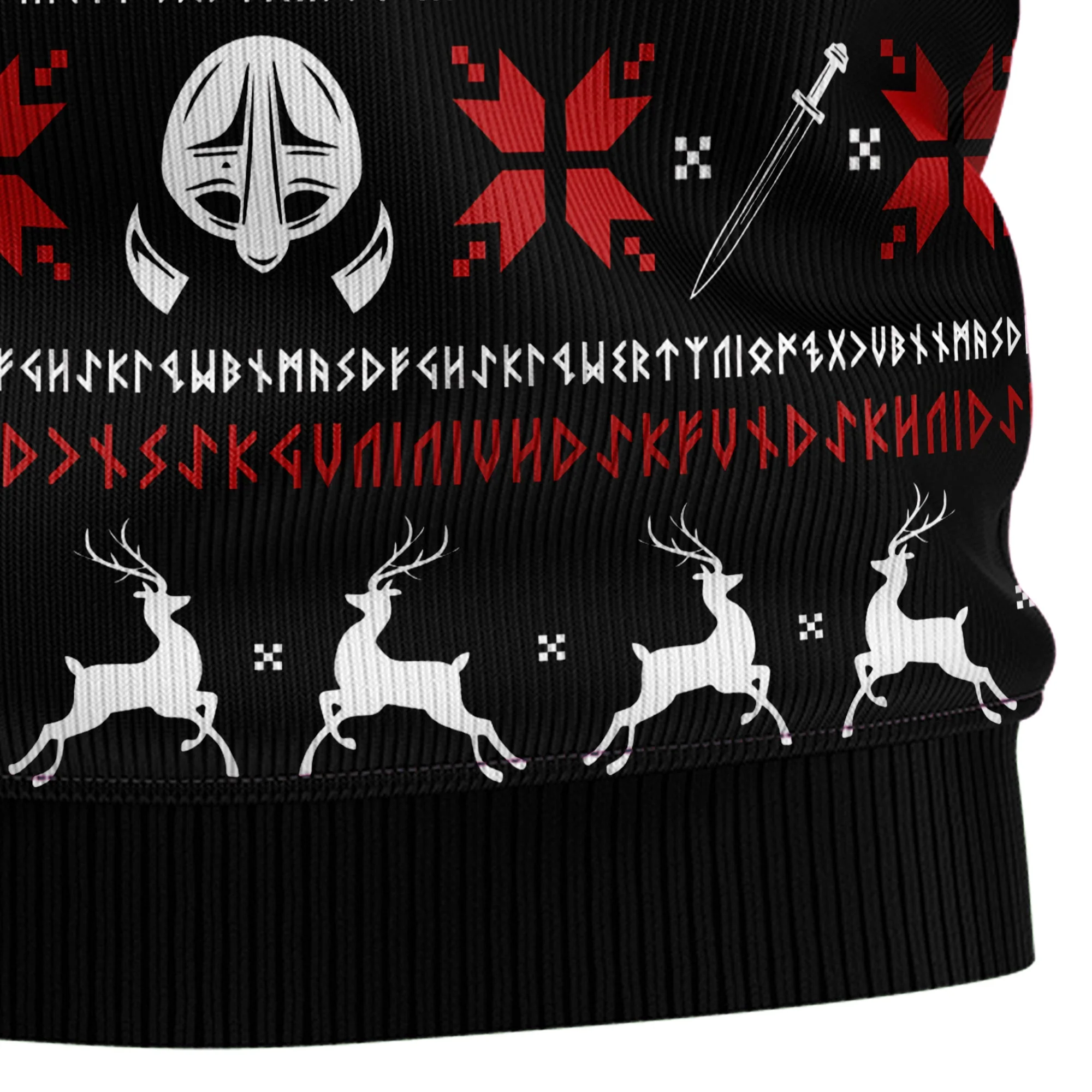 Valhalla Viking - Funny Ugly Christmas Sweater - Image 5