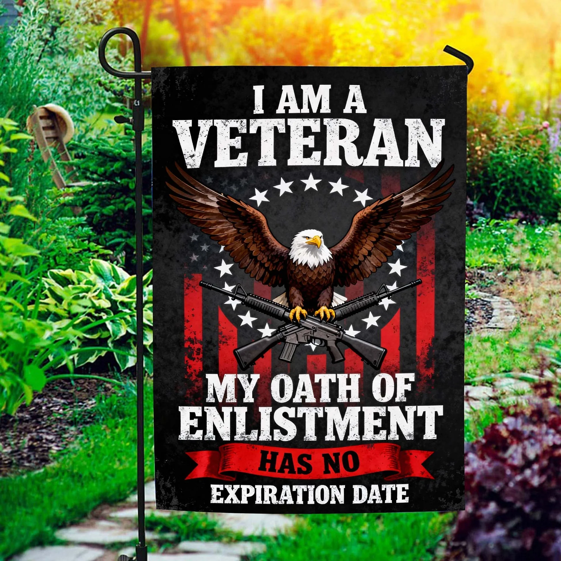 Veteran Pride Oath of Enlistment Flag - Gift For Veteran, Patriotic | HN02 - Image 6