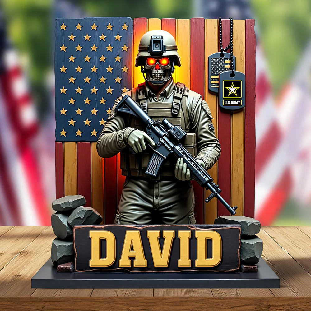Veterans Military - Shape Acrylic Plaque - Gift For Veterans | HN02