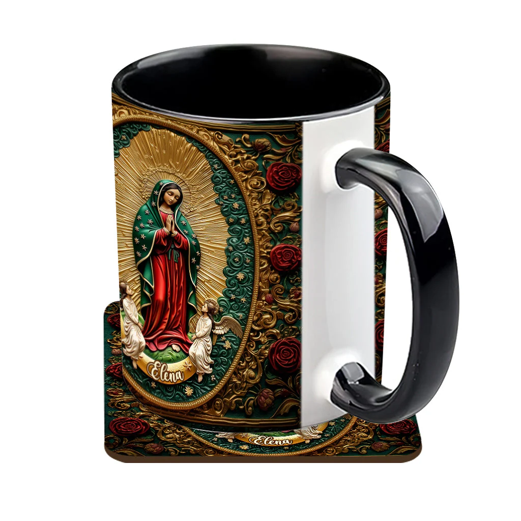 Virgin Mary Acrylic - Personalized Christian Accent Mug - Gift For Christian BA01 - Image 5