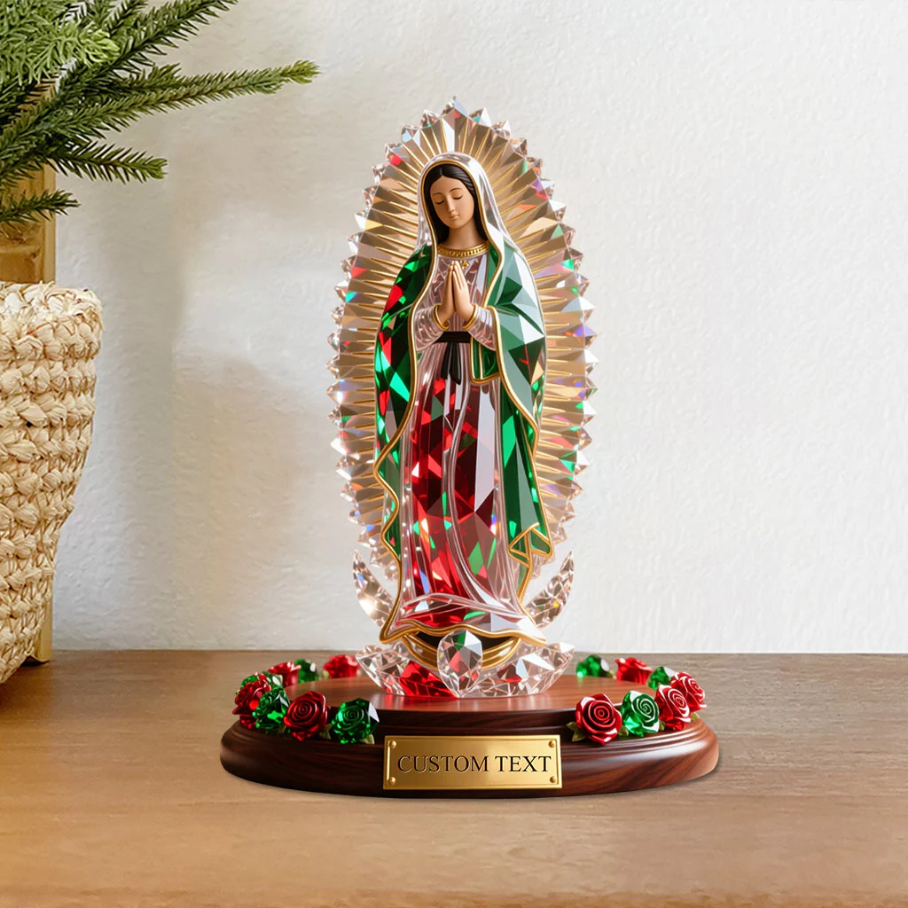 Virgin Mary Acrylic - Personalized Christian Custom Shaped Acrylic Plaque - Gift For Christian BA01 - Image 3