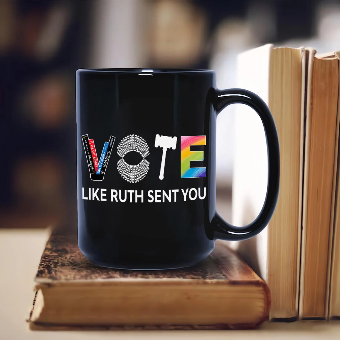 Vote Like Ruth Sent You Mug - Image 2