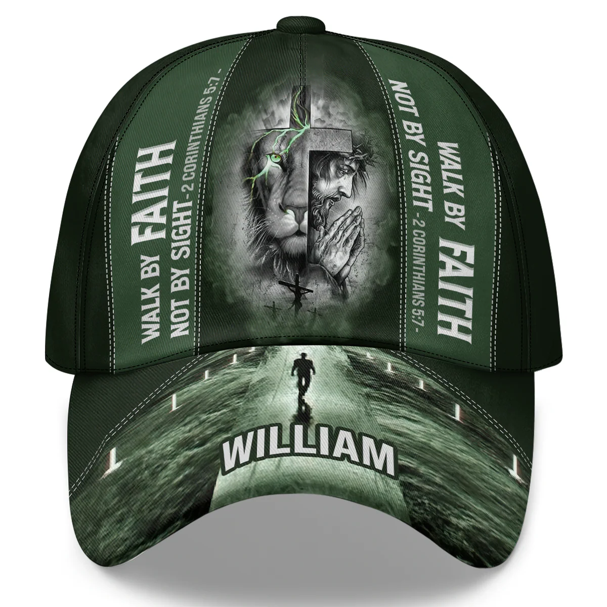 Walk By Faith Not By Sight - Personalized Classic Cap TD118