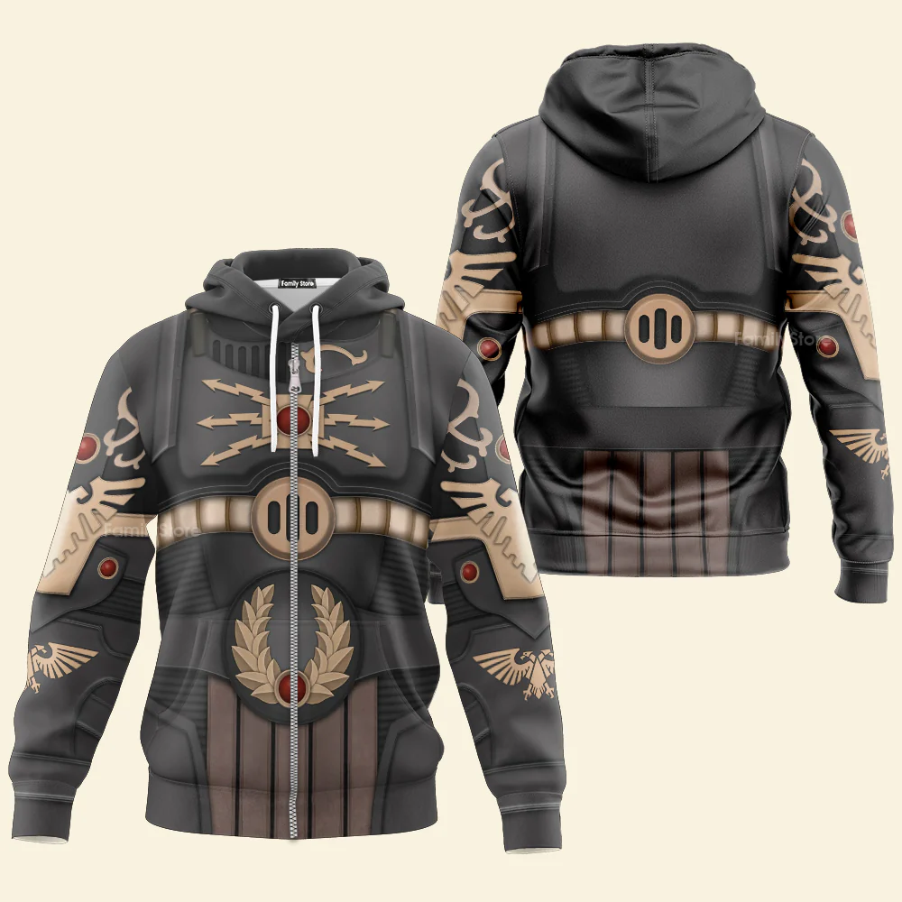 Warders Of The Vaults Of Rython Adeptus Custodes - Costume Cosplay Hoodie Sweatshirt Sweatpants - Image 4