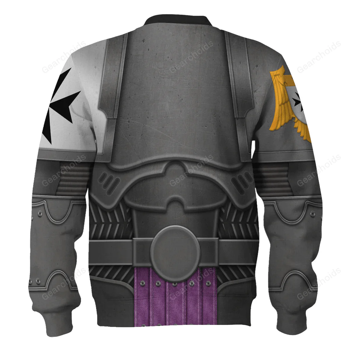 Warhammer Black Templars Captain - Costume Cosplay Hoodie Sweatshirt Sweatpants CSWRH177 - Image 3