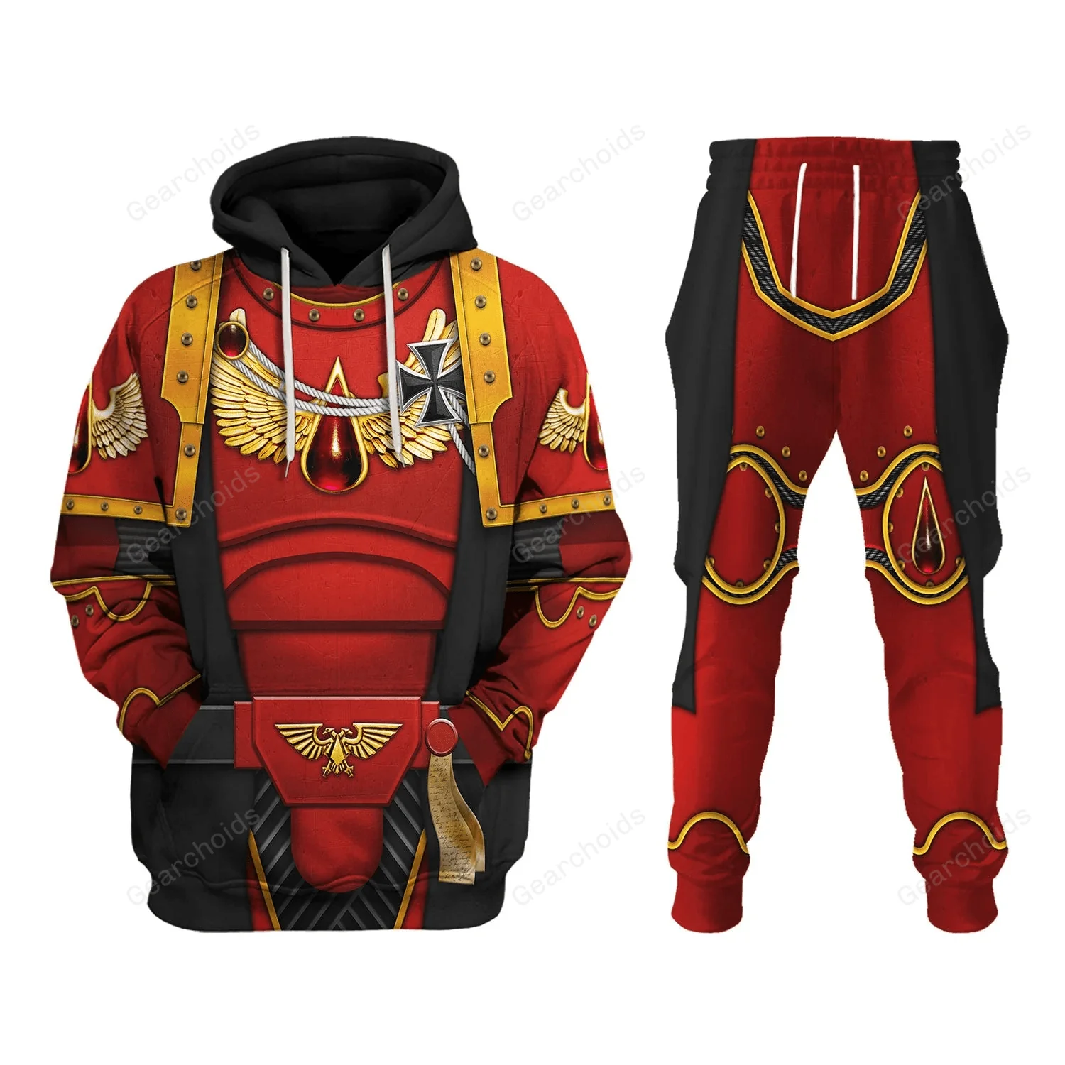 Warhammer Blood Angels Black Robe - Costume Cosplay Hoodie Sweatshirt Sweatpants CSWRH150