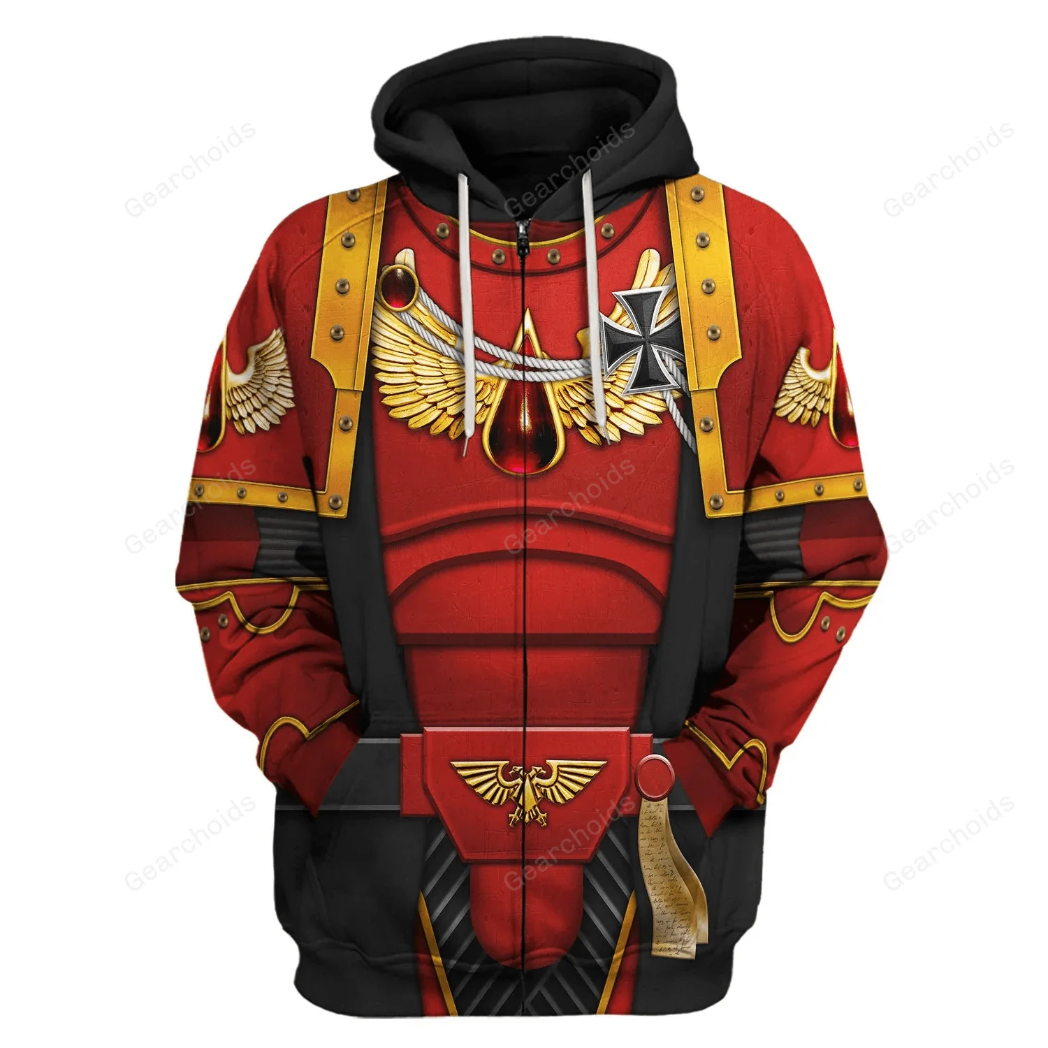 Warhammer Blood Angels Black Robe - Costume Cosplay Hoodie Sweatshirt Sweatpants CSWRH150 - Image 3
