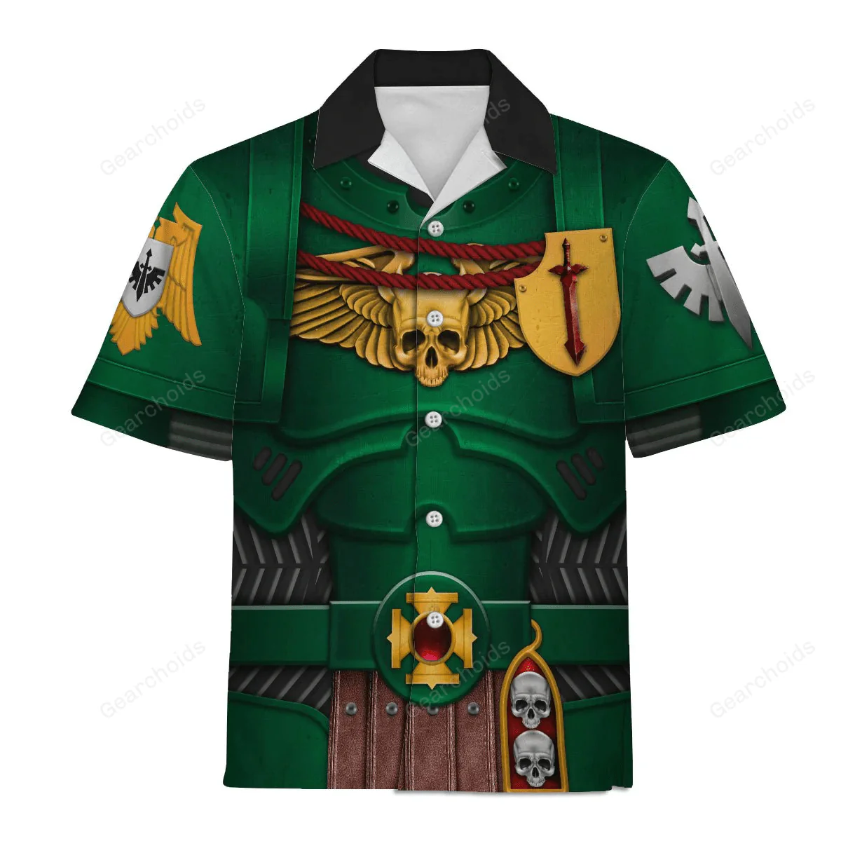 Warhammer Dark Angels Captain - Costume Cosplay Hoodie Sweatshirt Sweatpants CSWRH022 - Image 12
