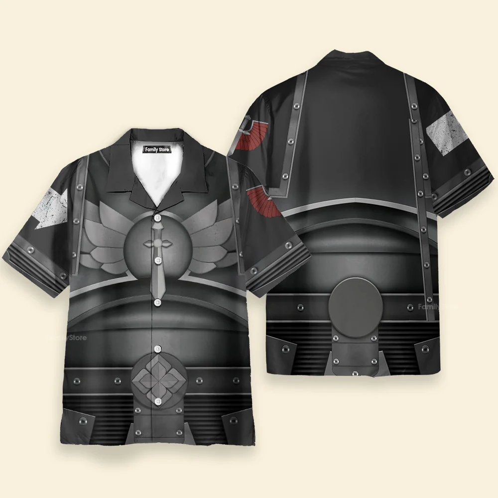 Warhammer Dark Angels Legions - Costume Cosplay Hawaiian Shirt CSWRH047 - Image 2