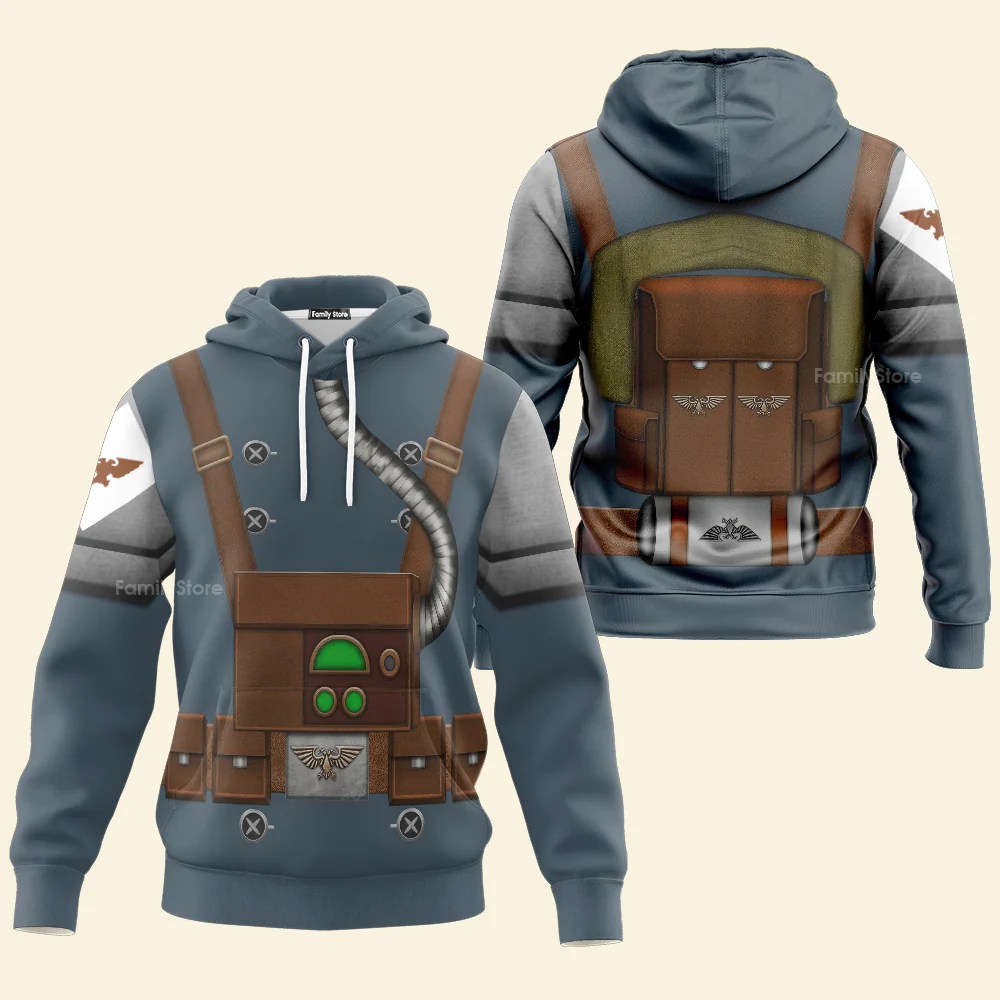 Warhammer Death Korps - Costume Cosplay Hoodie Sweatshirt Sweatpants CSWRH008 - Image 3