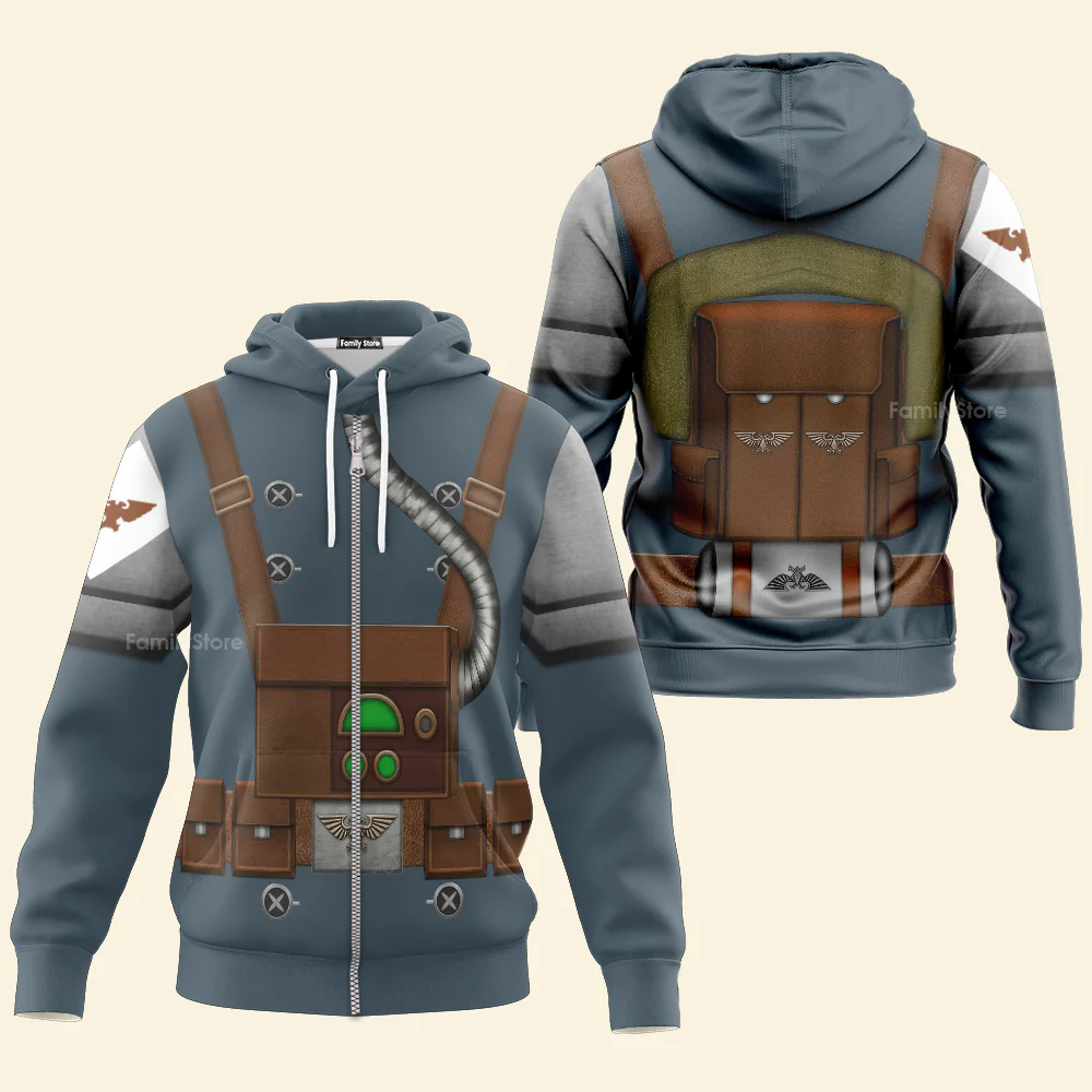 Warhammer Death Korps - Costume Cosplay Hoodie Sweatshirt Sweatpants CSWRH008 - Image 4