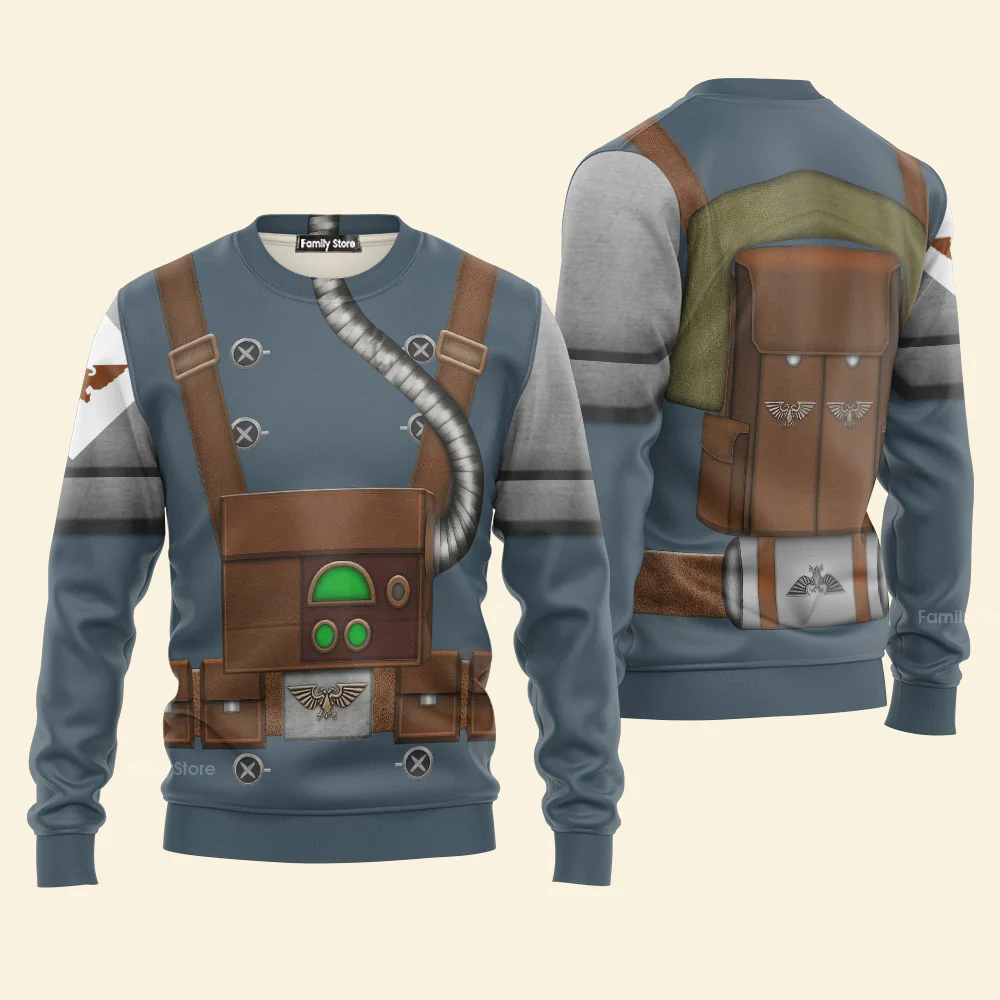 Warhammer Death Korps - Costume Cosplay Hoodie Sweatshirt Sweatpants CSWRH008 - Image 8