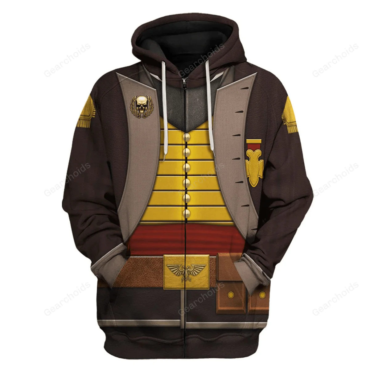 Warhammer Death Korps of Krieg Commissar - Costume Cosplay Hoodie Sweatshirt Sweatpants CSWRH048 - Image 3