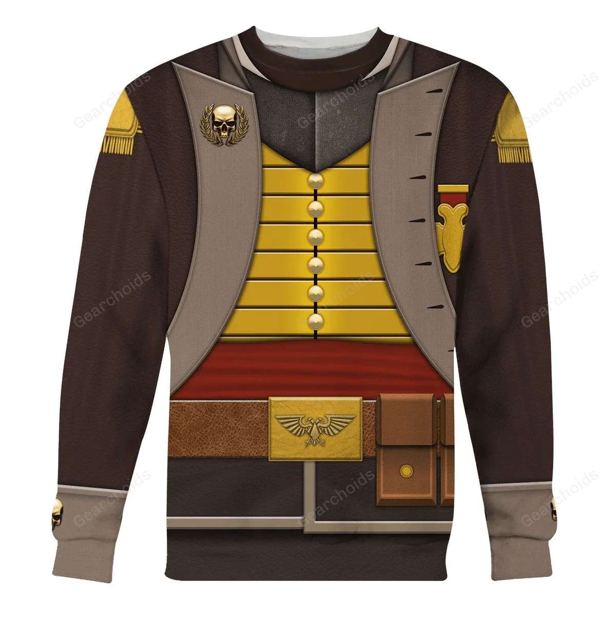 Warhammer Death Korps of Krieg Commissar - Costume Cosplay Hoodie Sweatshirt Sweatpants CSWRH048 - Image 5