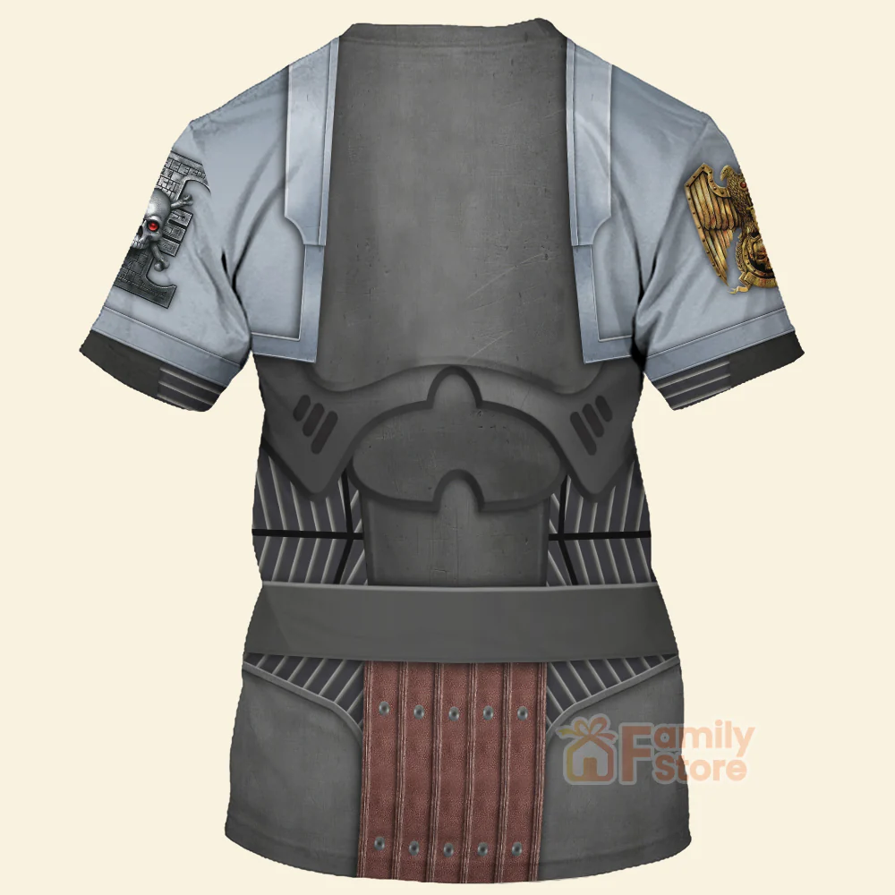 Warhammer Deathwatch Captain - Costume Cosplay 3D Tshirt CSWRH156 - Image 3