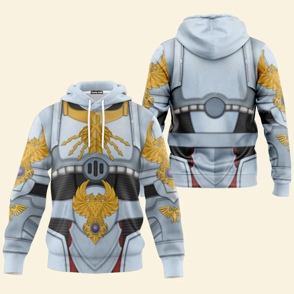 General Trajann Valoris Adeptus Custodes - Costume Cosplay Hoodie Sweatshirt Sweatpants - Image 4