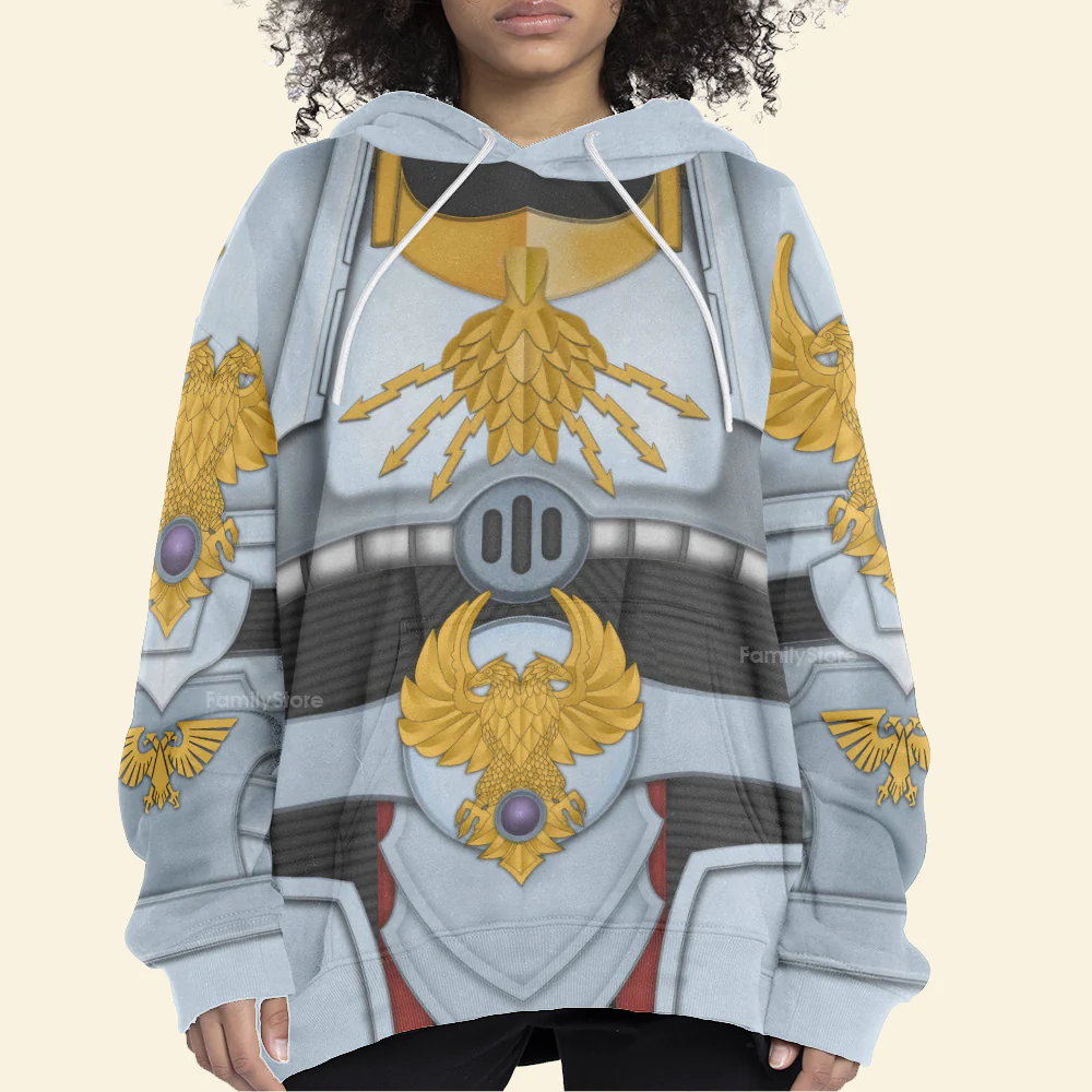 General Trajann Valoris Adeptus Custodes - Costume Cosplay Hoodie Sweatshirt Sweatpants - Image 6