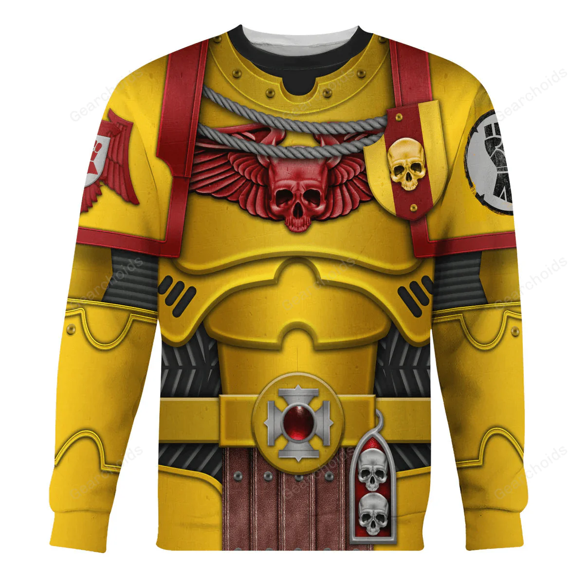 Warhammer Imperial Fists Captain - Costume Cosplay Hoodie Sweatshirt Sweatpants CSWRH164 - Image 7
