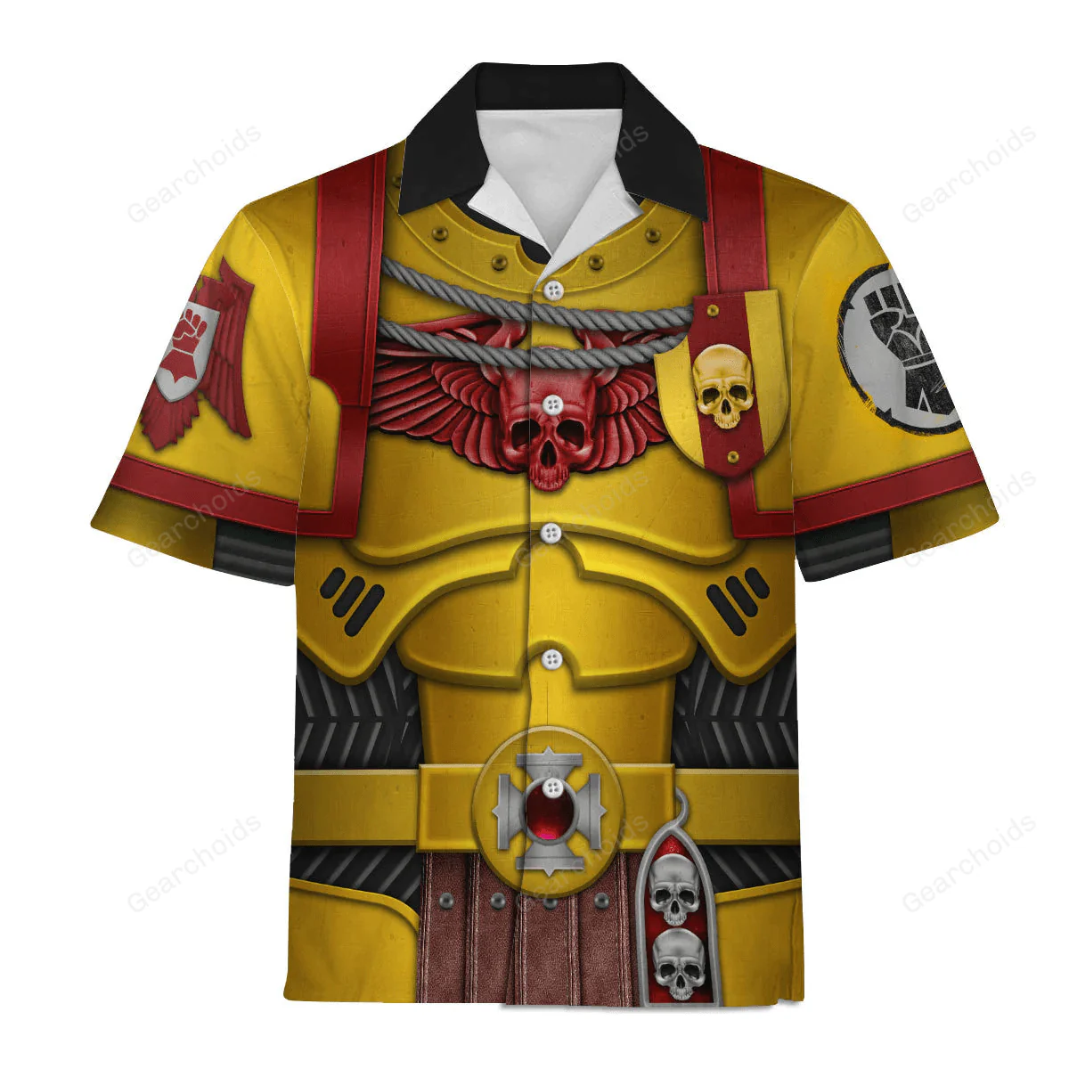 Warhammer Imperial Fists Captain - Costume Cosplay Hoodie Sweatshirt Sweatpants CSWRH164 - Image 9