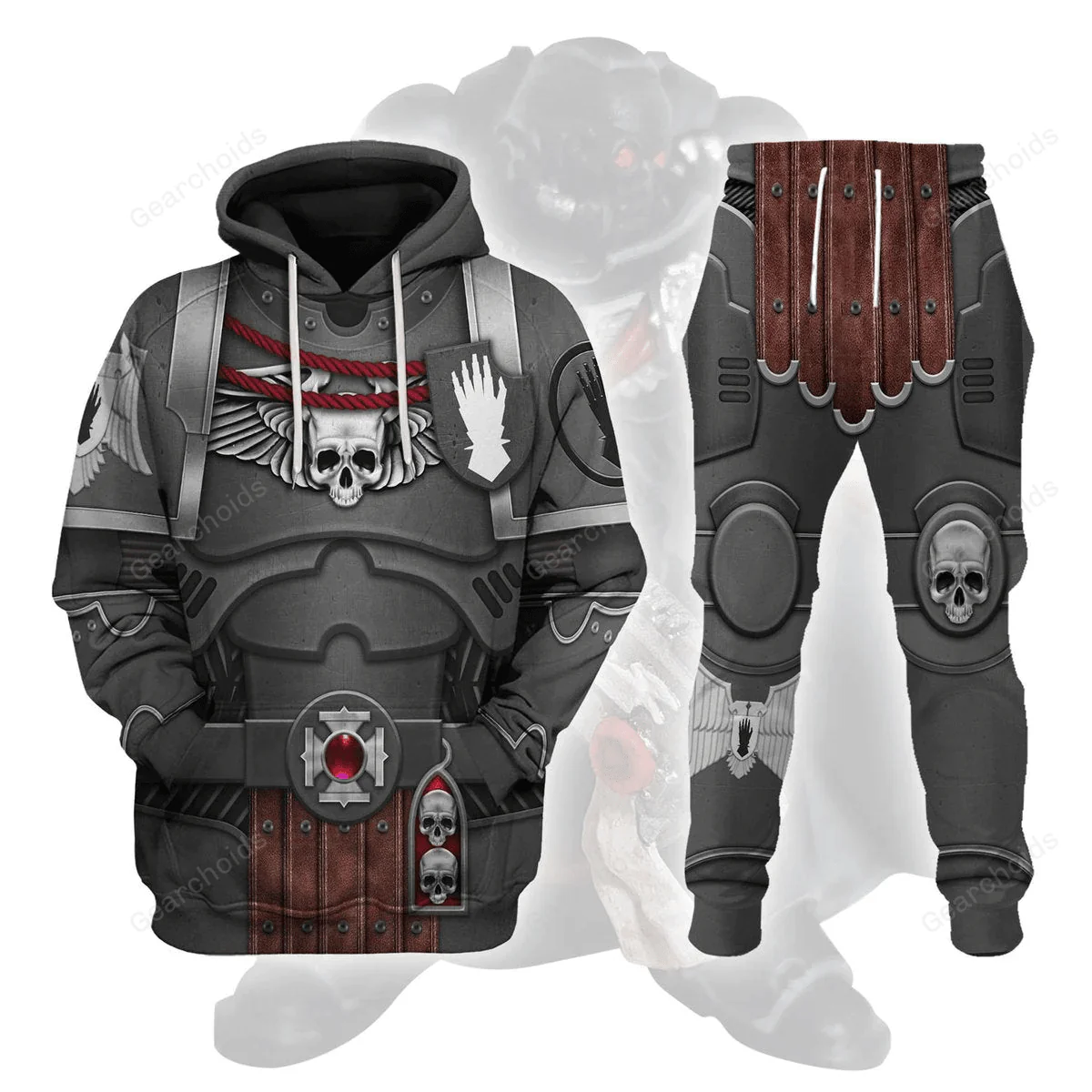 Warhammer Iron Hands Captain - Costume Cosplay Hoodie Sweatshirt Sweatpants CSWRH143