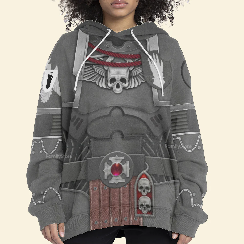 Warhammer Iron Hands Captain - Costume Cosplay Hoodie Sweatshirt Sweatpants CSWRH143 - Image 6
