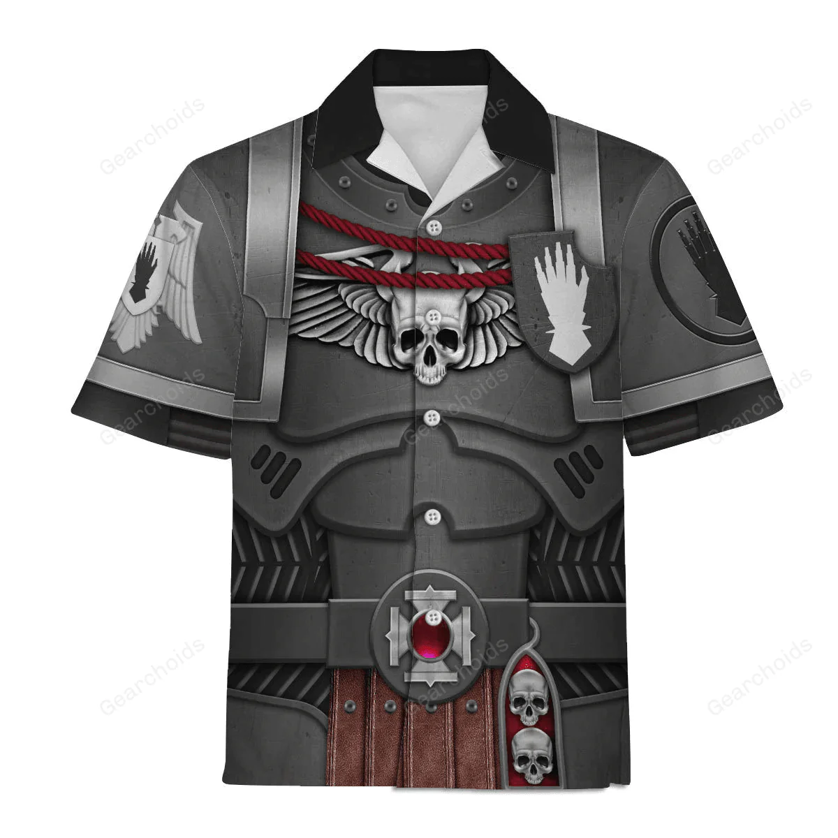 Warhammer Iron Hands Captain - Costume Cosplay Hoodie Sweatshirt Sweatpants CSWRH143 - Image 9