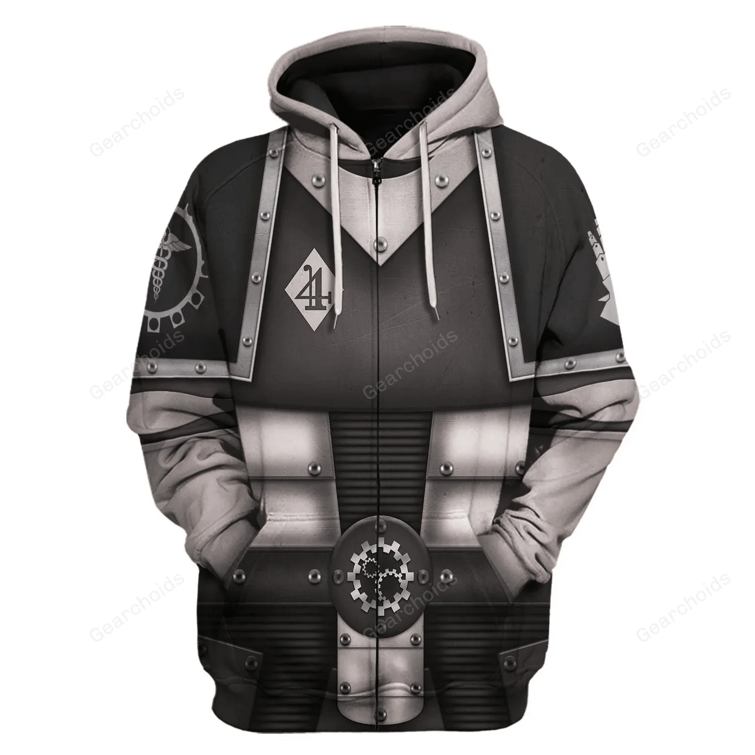 Warhammer Iron Hands Legions - Costume Cosplay Hoodie Sweatshirt Sweatpants CSWRH058 - Image 3