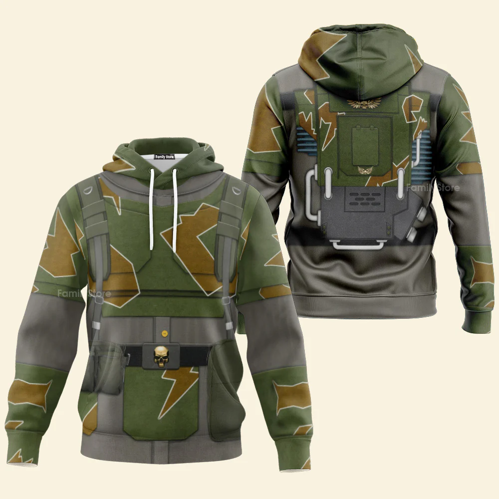 Warhammer Kasrkin - Costume Cosplay Hoodie Sweatshirt Sweatpants - Image 3