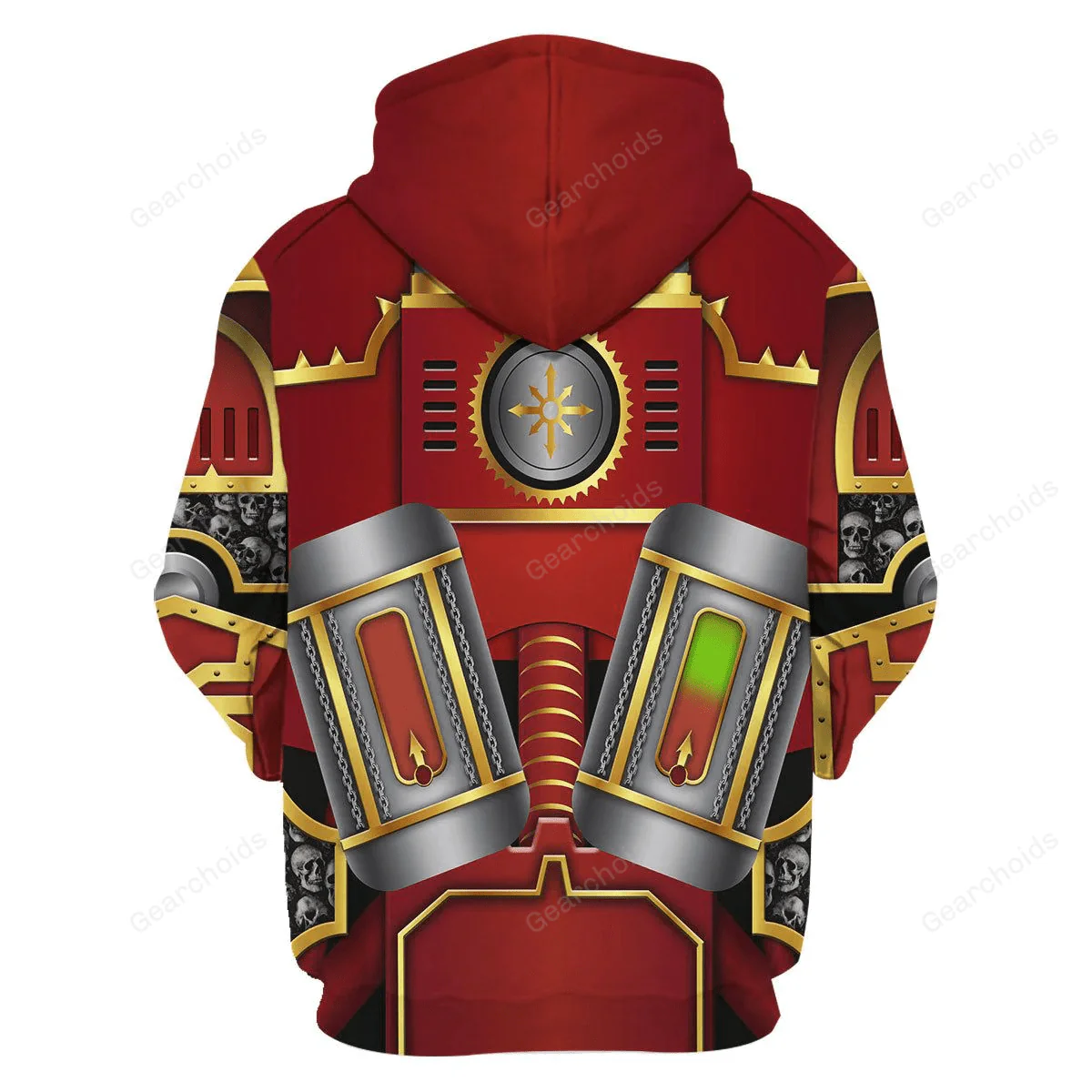 Warhammer Khorne Lord Of Skulls - Costume Cosplay Hoodie Sweatshirt Sweatpants CSWRH049 - Image 4