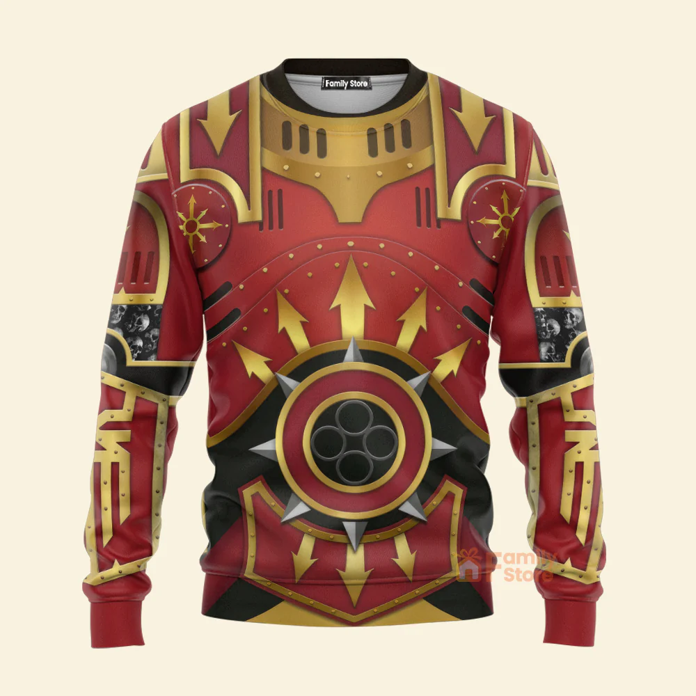 Warhammer Khorne Lord Of Skulls - Costume Cosplay Hoodie Sweatshirt Sweatpants CSWRH049 - Image 6