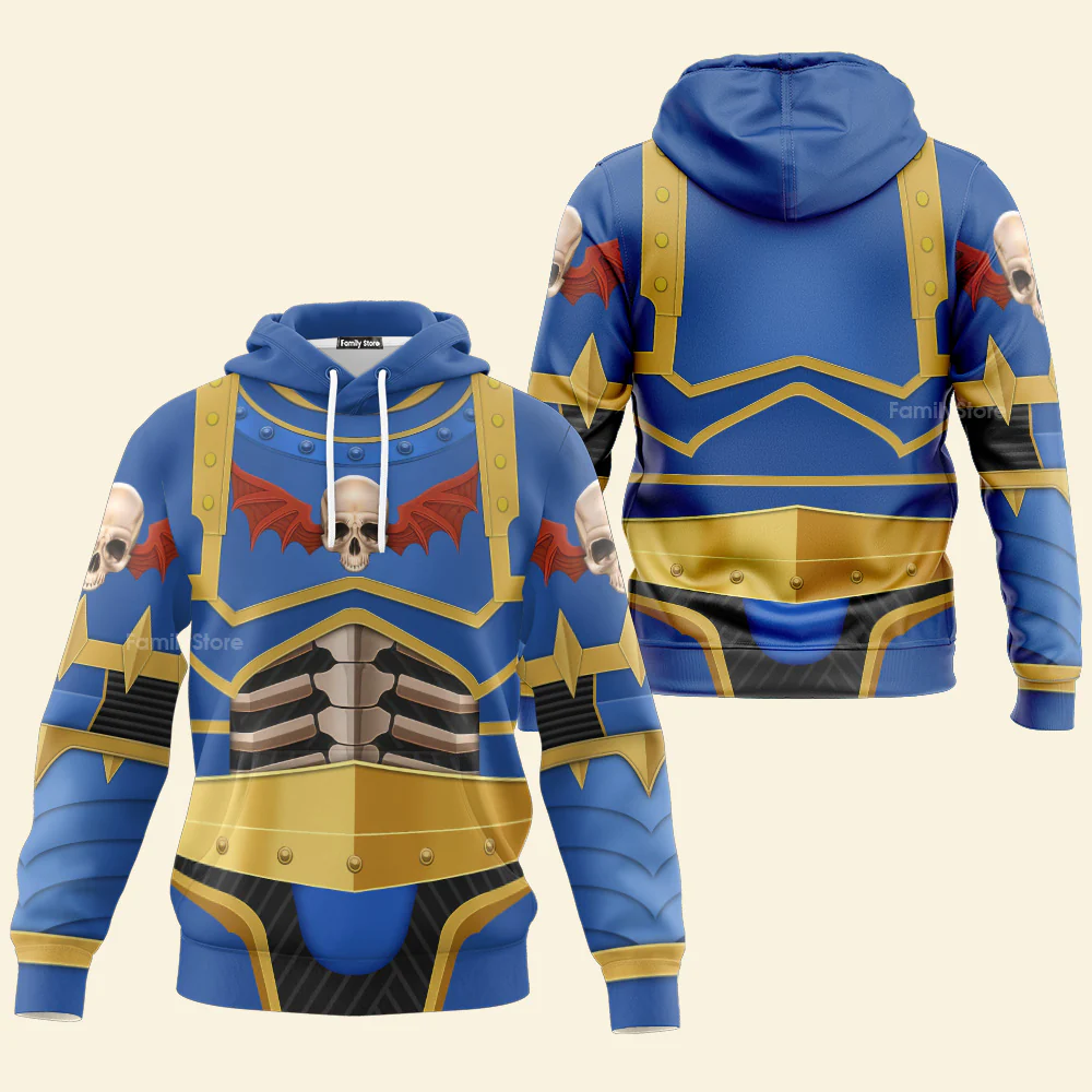 Warhammer Konrad Curze - Costume Cosplay Hoodie Sweatshirt Sweatpants - Image 3