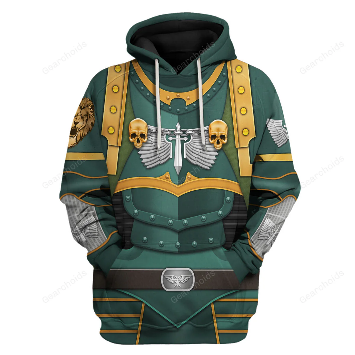 Warhammer Lion El Jonson Warrior - Costume Cosplay Hoodie Sweatshirt Sweatpants - Image 2