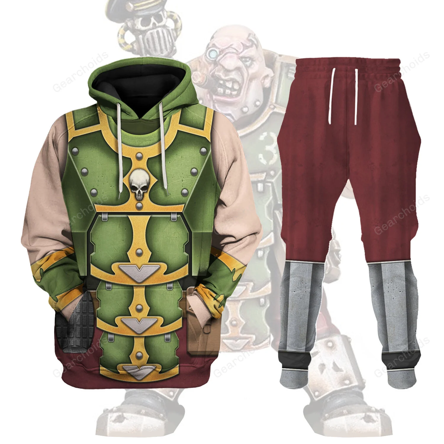 Warhammer Nork Deddog - Costume Cosplay Hoodie Sweatshirt Sweatpants CSWRH057