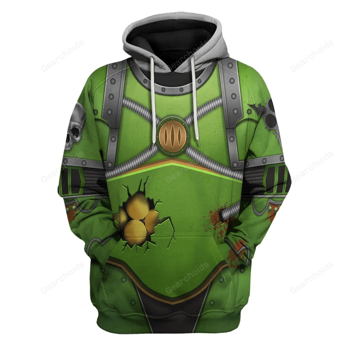 Warhammer Nurgle - Costume Cosplay Hoodie Sweatshirt Sweatpants CSWRH194 - Image 2
