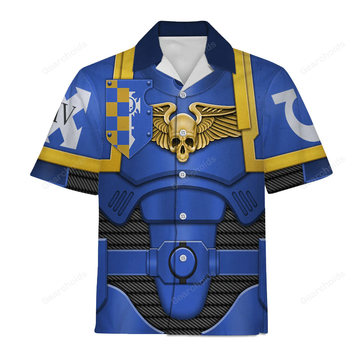 Warhammer Primaris Lieutenant - Costume Cosplay Hawaiian Shirt CSWRH157