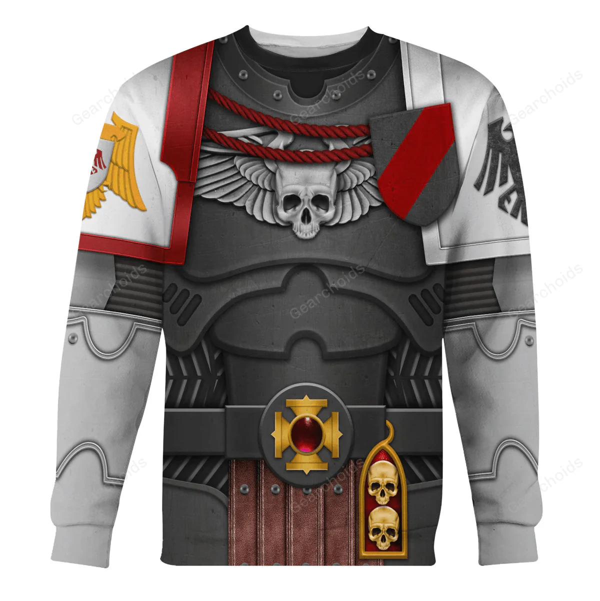 Warhammer Raven Guard Captain - Costume Cosplay Hoodie Sweatshirt Sweatpants CSWRH172 - Image 7