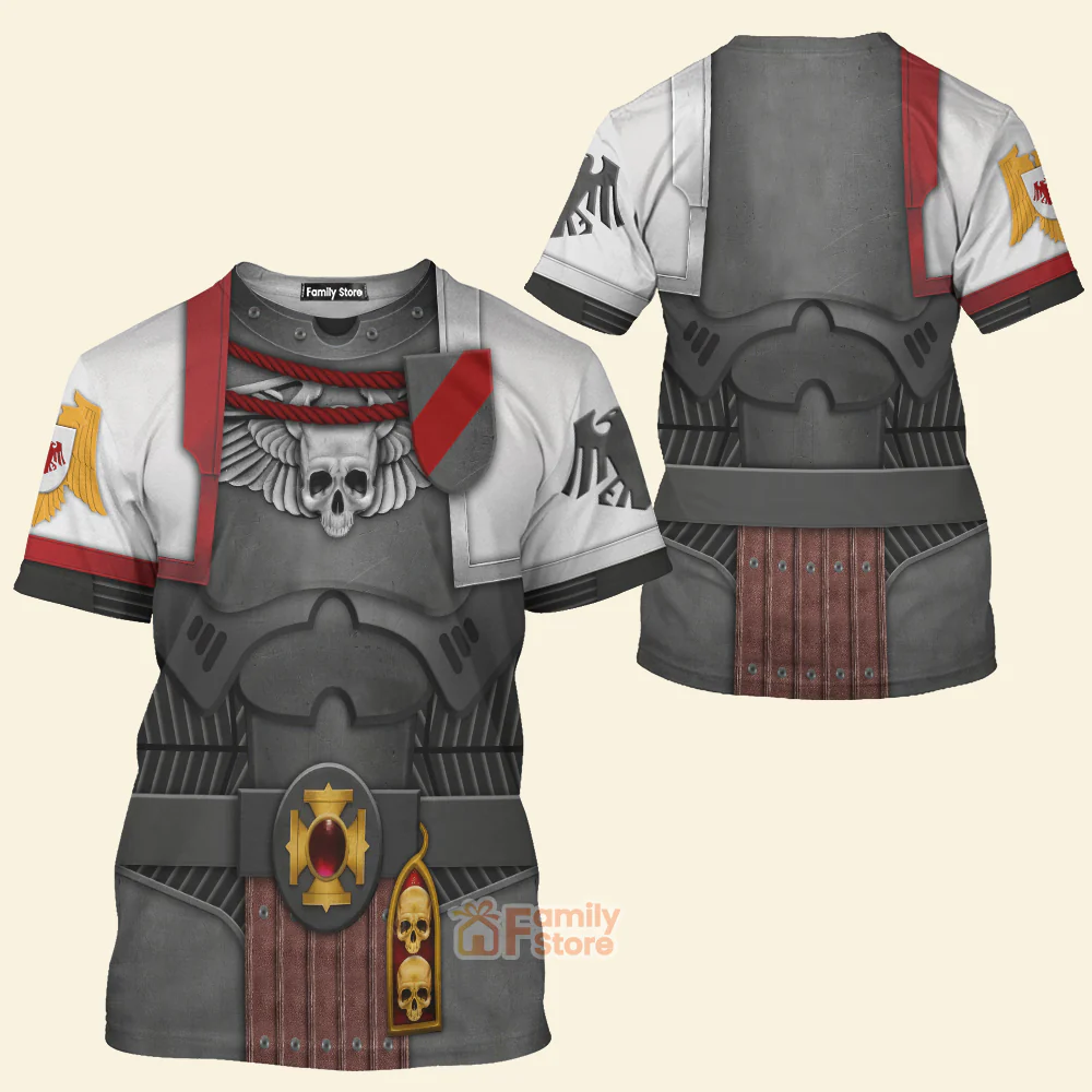 Warhammer Raven Guard Captain - Costume Cosplay Tshirt CSWRH172 - Image 2
