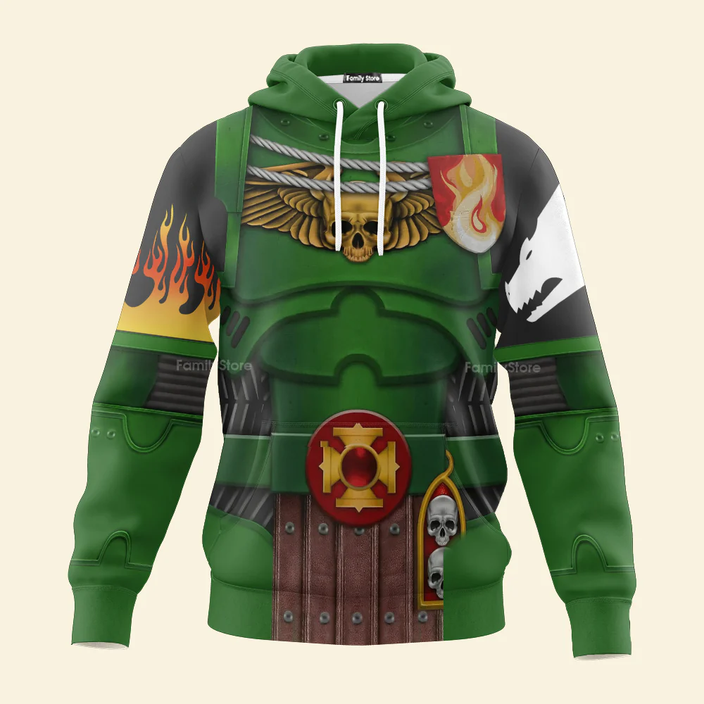 Warhammer Salamanders Captains - Costume Cosplay Hoodie Sweatshirt Sweatpants CSWRH160 - Image 2